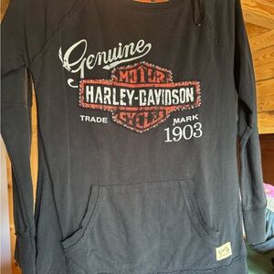 Harley-Davidson Black lightweight Sweatshirt